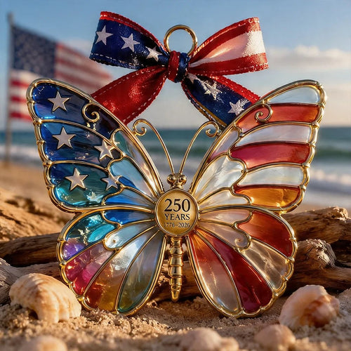 🔥🔥Last Day 49% OFF- America 250th Anniversary Patriotic Stained Glass Ornament