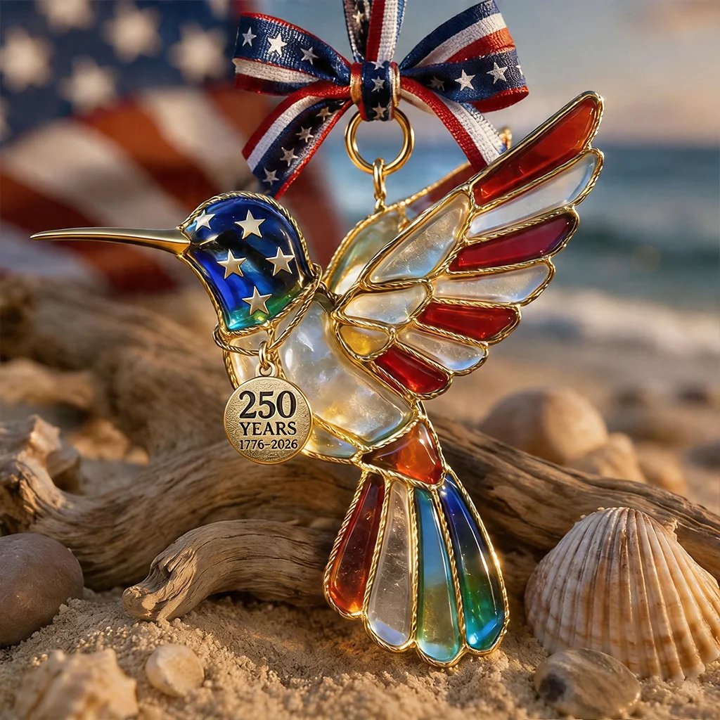 🔥🔥Last Day 49% OFF- America 250th Anniversary Patriotic Stained Glass Ornament