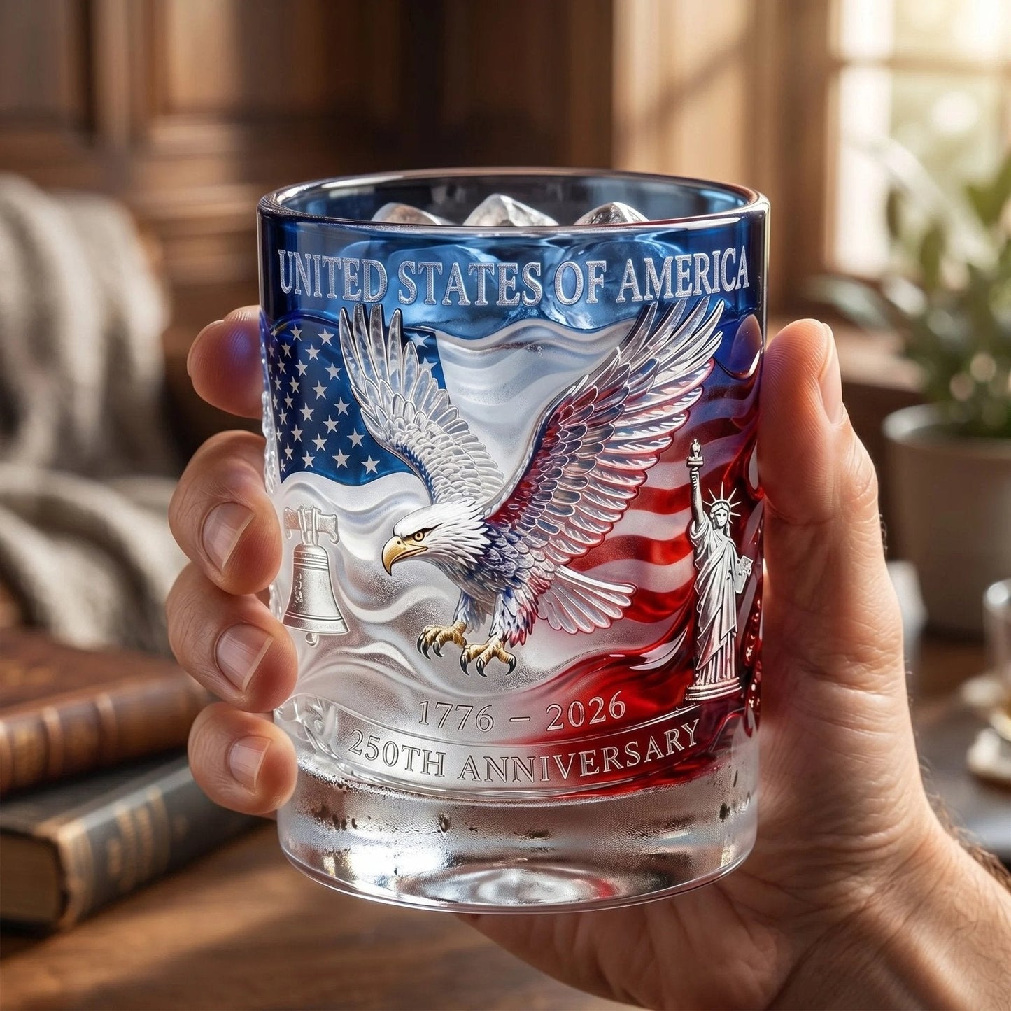 ❤️Limited Edition 2026 USA 250th Anniversary Commemorative Glass – 1776-2026 Heritage Edition