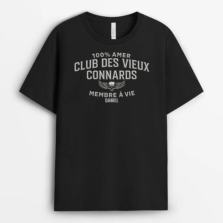 Tee Shirt Personnalisé Papa Papy Drôle - Membre À Vie