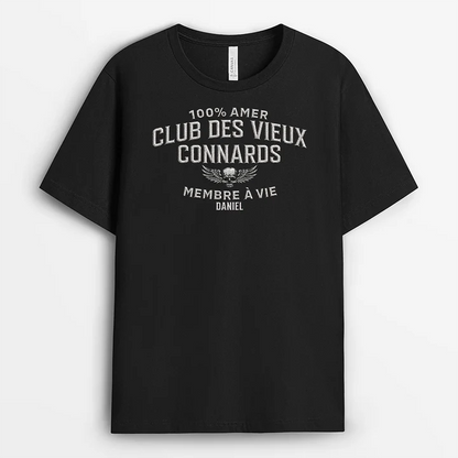 Tee Shirt Personnalisé Papa Papy Drôle - Membre À Vie