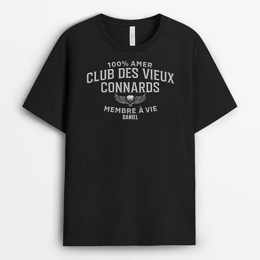 Tee Shirt Personnalisé Papa Papy Drôle - Membre À Vie