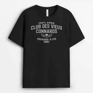 Tee Shirt Personnalisé Papa Papy Drôle - Membre À Vie