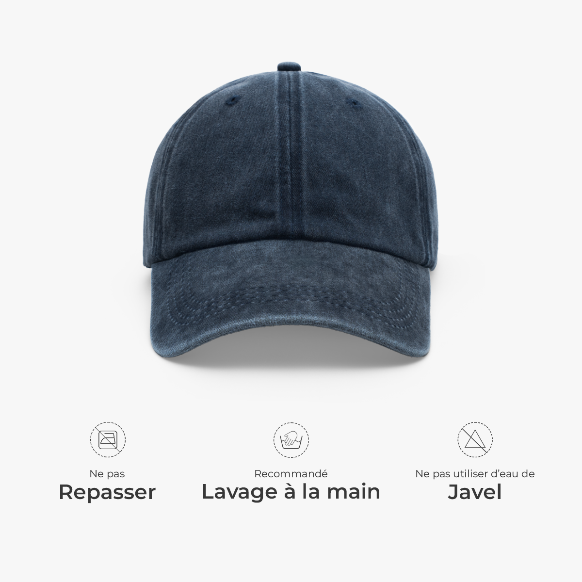 Casquette Homme Personnalisée Délavée Drôle - Vieux Connards Cadeau Papa Papy