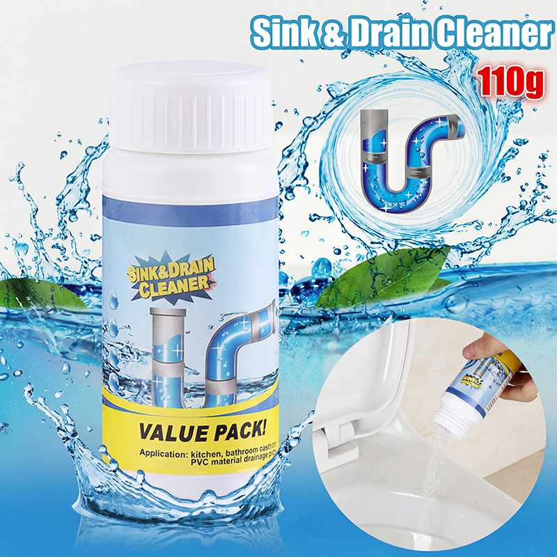 🔥HOT SALE🛠️ Powerful Drain Cleaner – Fast-Acting Pipe Unclog Solution 🚿✨