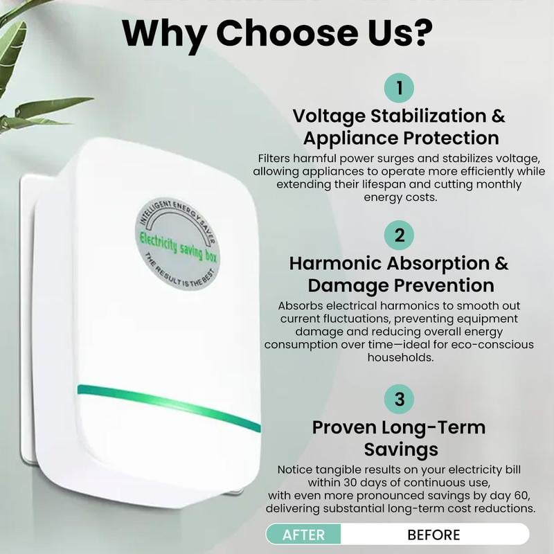 🔥Energy Saver Plug-In Power Box with US Plug 2026 Updated Design