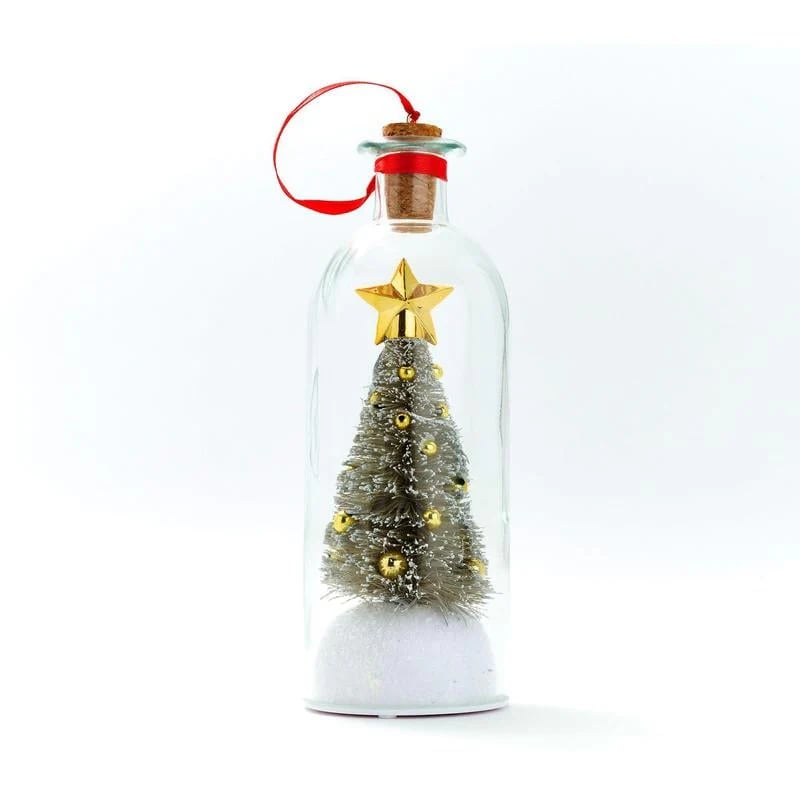 🎁Last Day 52% OFF🔥Mr. Christmas  Christmas Tree Message In A Bottle