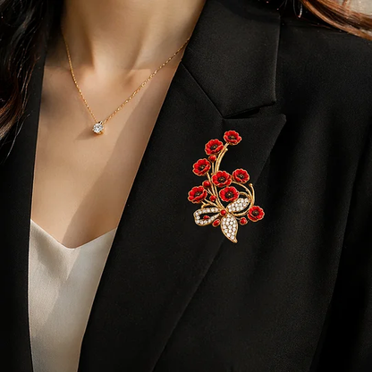 🔥Last Day 49% OFF🔥-Unisex Memorial Day Poppy Exquisite Brooch