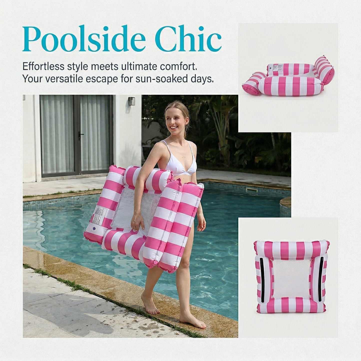 🌊🌊Last Day Promotion 70% OFF-🔥🔥Pool Hammocks & Lounge Chairs