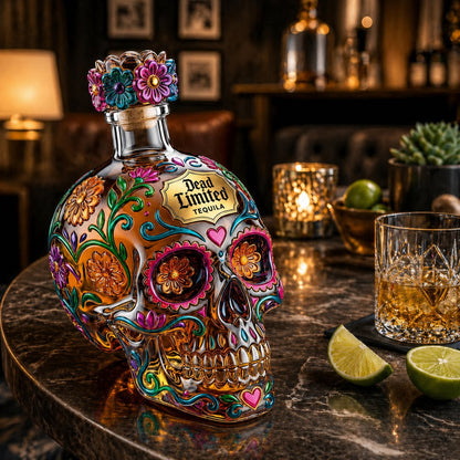 🍷Limited edition Day of the Dead tequila bottle🎁