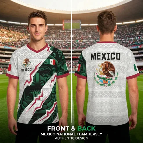 Men's Mexico Aztec Calendar Style Jerseys