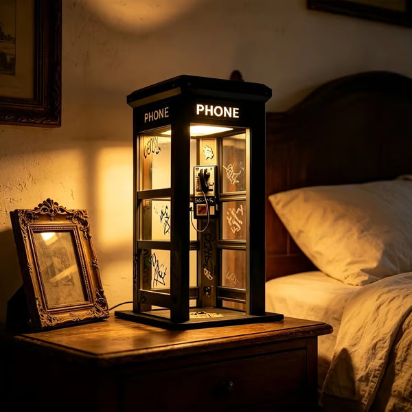 Vintage Phone Booth Ambient Lamp