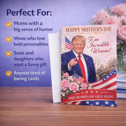 Funny Mother’s Day Audio Card – Flirty Presidential Message – 30 Second Sound