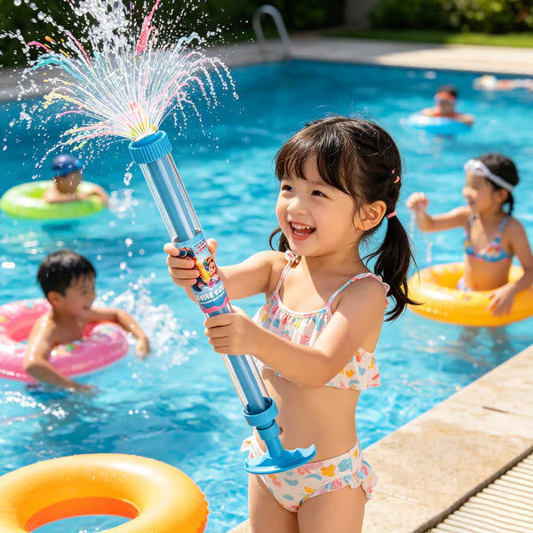 Glowing Rainbow Water Blaster | Summer Fun That Pops Like Magic! ✨