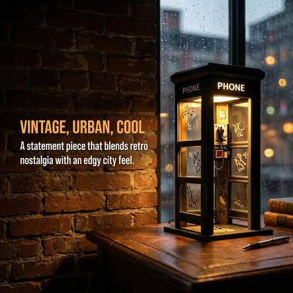 Vintage Phone Booth Ambient Lamp