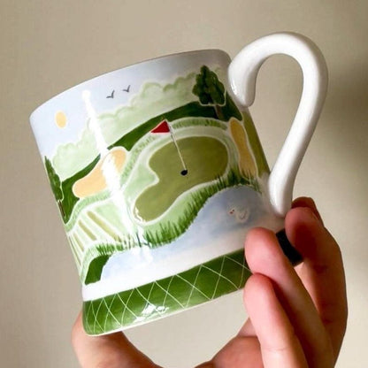 You’re my cup of tee!☕️⛳️ Hand Painted Golf Mug – The Ultimate Mother’s & Father’s Day Gift for Golf Lovers