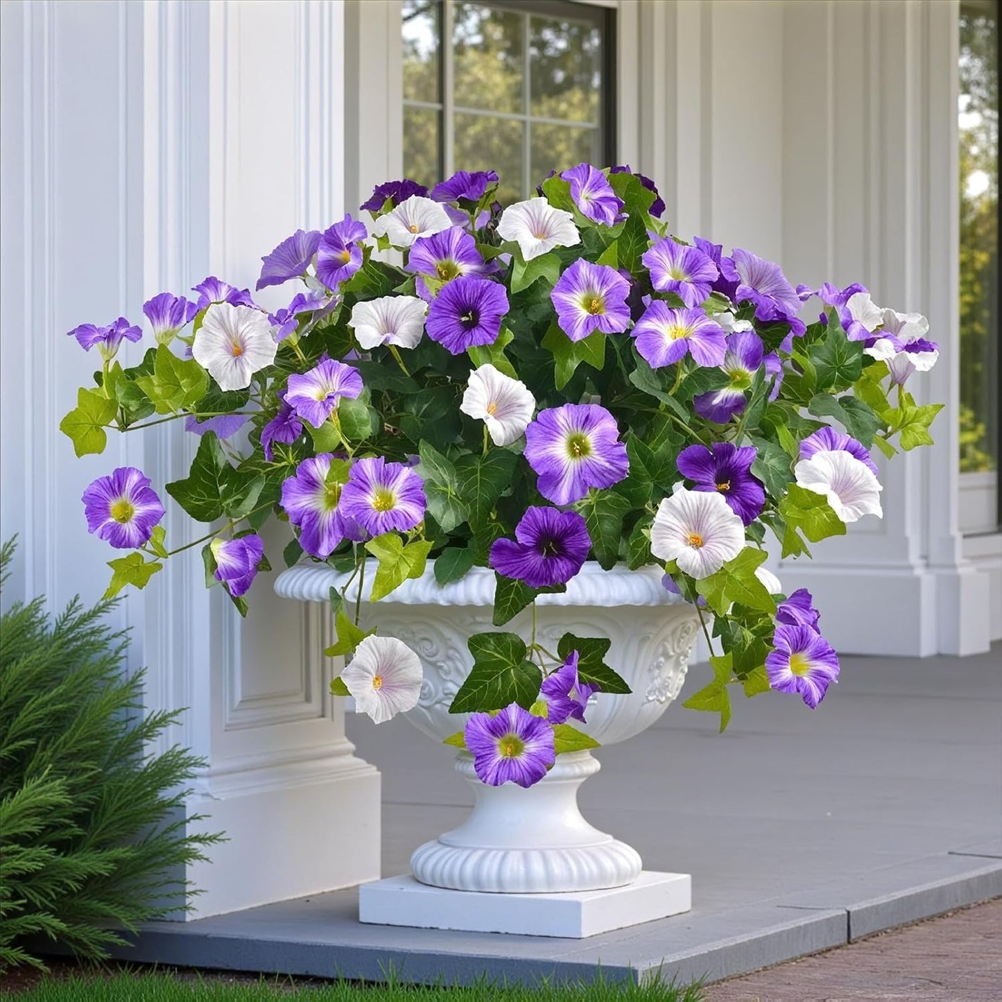 🔥Silk Artificial Petunias for Spring – UV Resistant, Long-Lasting Colors