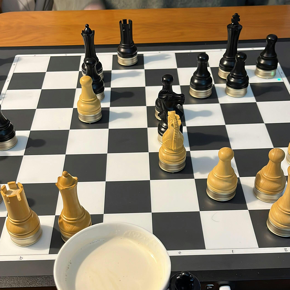 🔥NESLEMY™ Advanced Robotic Chessboard with Wooden Pieces — 66% OFF Today Only!