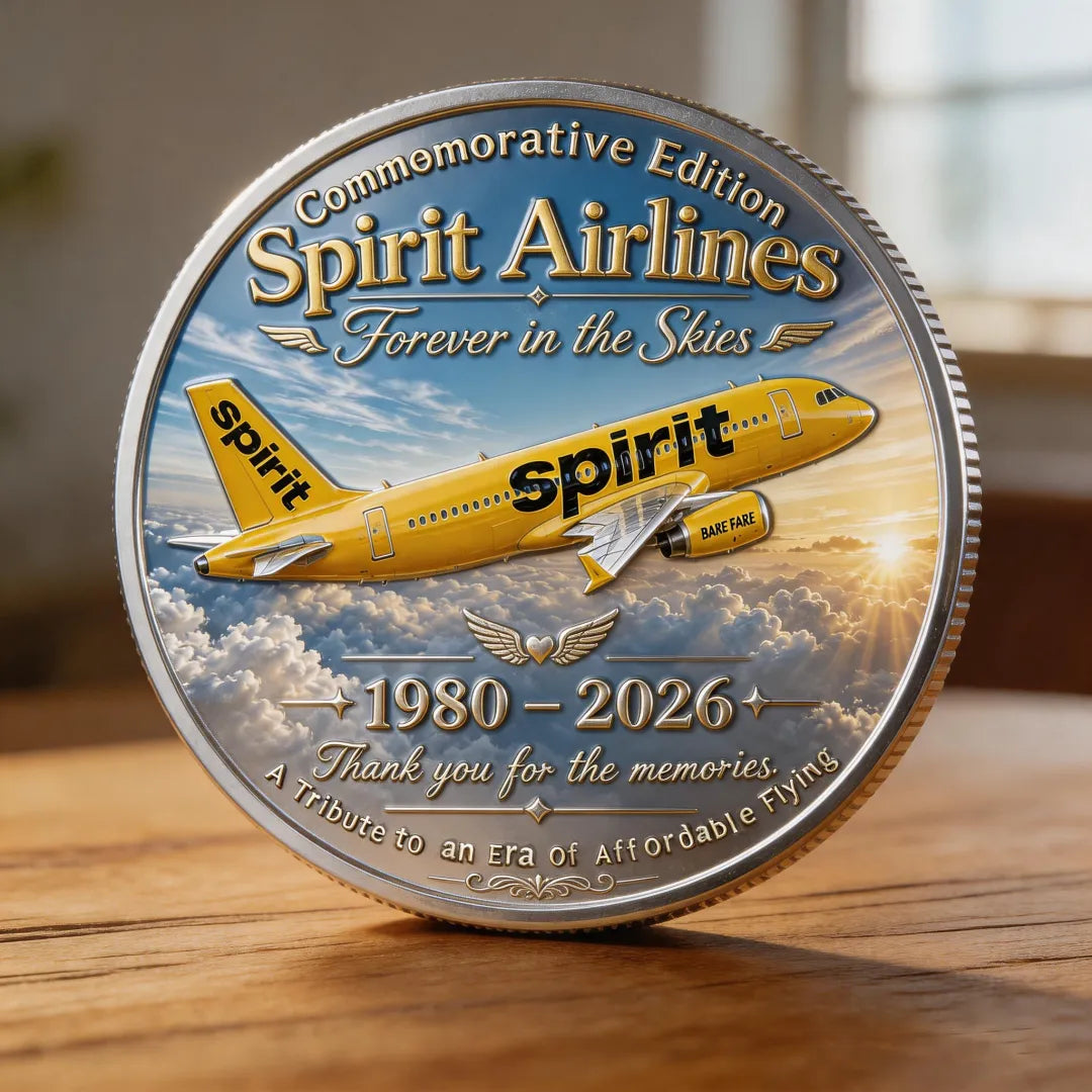 Last Day 49% OFF🔥 Spirit Airlines Commemorative Coin