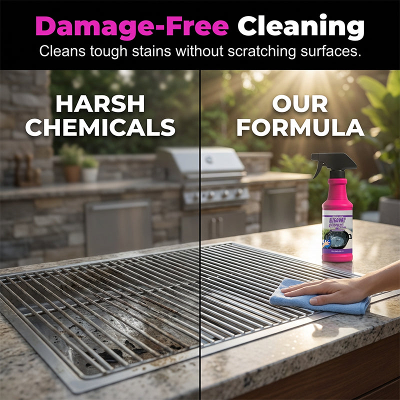 The Ultimate Kitchen & Grill Cleaner - Powerful Fast-Acting Degreaser Spray
