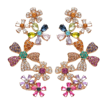 🌸 40% OFF NOW! 🌸Women's Vibrant Floral Crawler Earrings